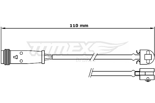 TX 31-17 TOMEX Brakes Сигнализатор, износ тормозных колодок (фото 1)