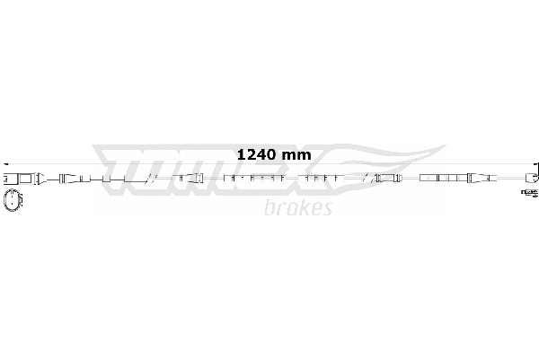 TX 31-23 TOMEX Brakes Сигнализатор, износ тормозных колодок (фото 1)