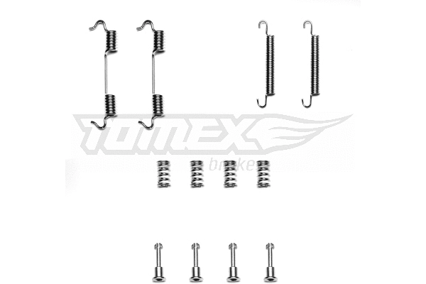 TX 40-24 TOMEX Brakes Комплектующие, тормозная колодка (фото 1)