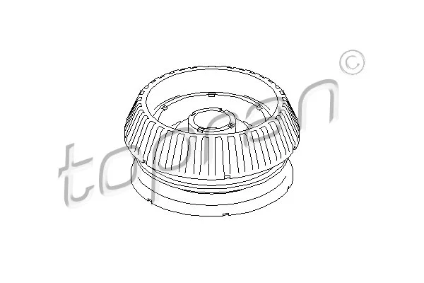 301 634 TOPRAN Опора стойки амортизатора (фото 1)