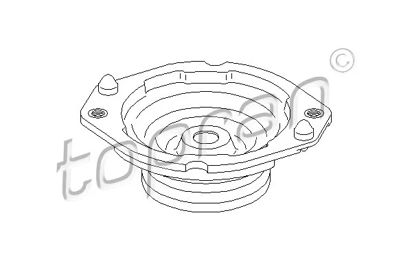 700 362 TOPRAN Опора стойки амортизатора (фото 1)
