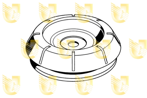 391536 UNIGOM Опора стойки амортизатора (фото 1)