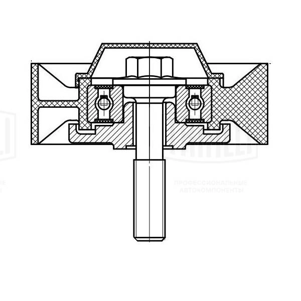 CM 5105 TRIALLI Паразитный / ведущий ролик, поликлиновой ремень (фото 1)