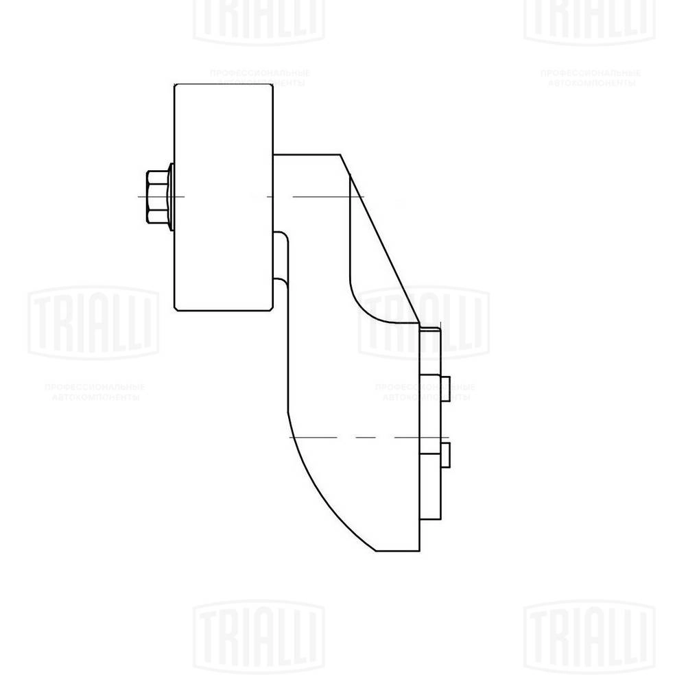 CM 5313 TRIALLI Паразитный / ведущий ролик, поликлиновой ремень (фото 3)