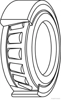 J4700912 HERTH+BUSS Подшипник ступицы колеса (комплет) (фото 2)