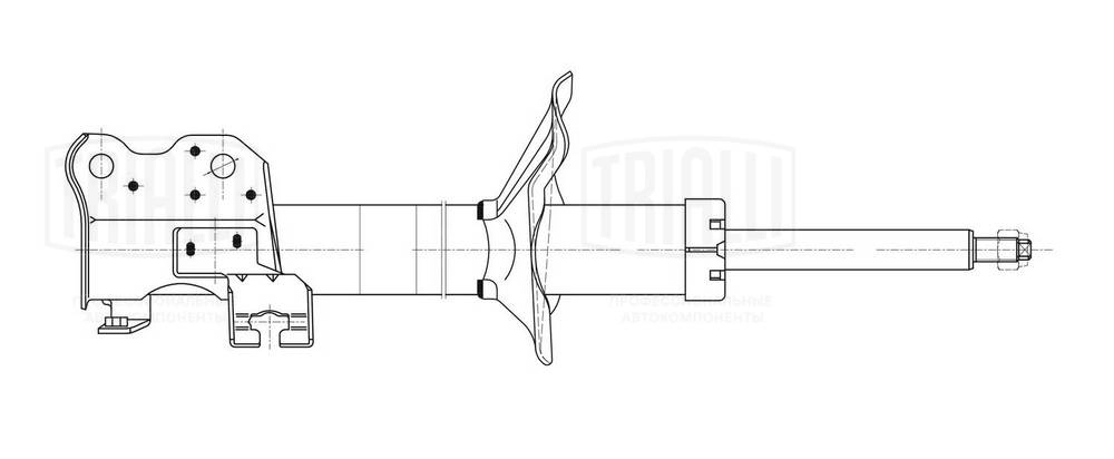 AG 14378 TRIALLI Амортизатор (фото 1)