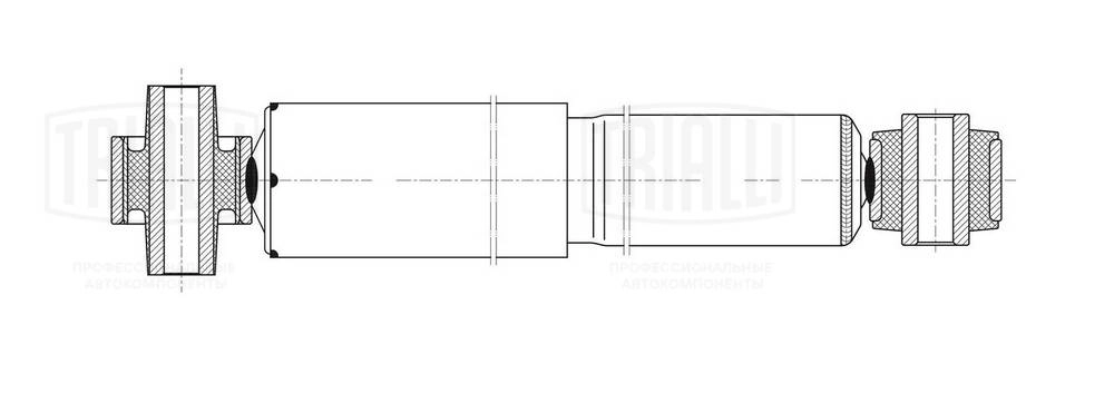 AG 14506 TRIALLI Амортизатор (фото 1)