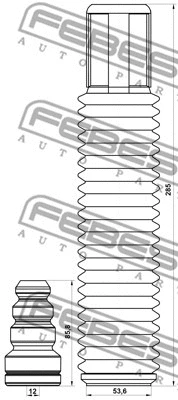 HSHB-CLR-KIT FEBEST Пылезащитный комплект, амортизатор (фото 2)
