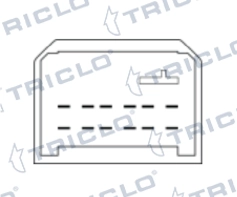 146276 TRICLO Выключатель, стеклолодъемник (фото 2)