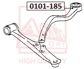 0101-185 ASVA Подвеска, рычаг независимой подвески колеса (фото 1)