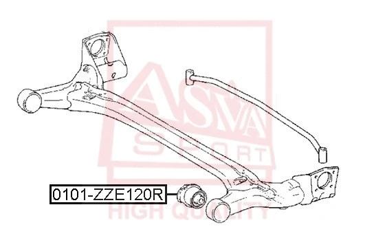 0101-ZZE120R ASVA Подвеска, рычаг независимой подвески колеса (фото 1)