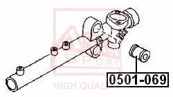0501-069 ASVA Подвеска, рычаг независимой подвески колеса (фото 1)