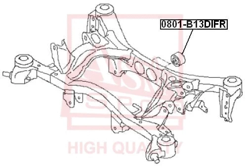 0801-B13DIFR ASVA Подвеска, рычаг независимой подвески колеса (фото 1)