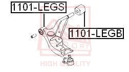 1101-LEGB ASVA Подвеска, рычаг независимой подвески колеса (фото 1)