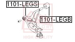 1101-LEGS ASVA Подвеска, рычаг независимой подвески колеса (фото 1)