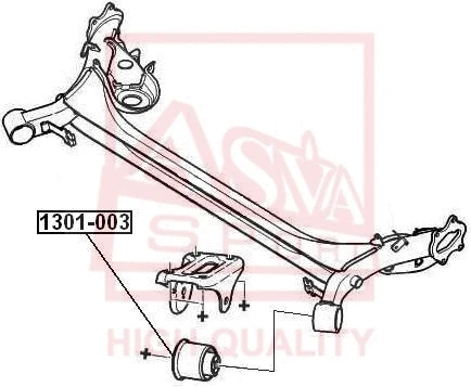 1301-003 ASVA Подвеска, рычаг независимой подвески колеса (фото 1)
