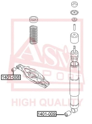 1401-008 ASVA Подвеска, рычаг независимой подвески колеса (фото 1)