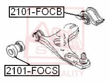 2101-FOCB ASVA Подвеска, рычаг независимой подвески колеса (фото 1)