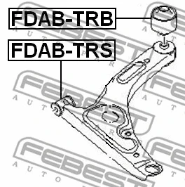 FDAB-TRB FEBEST Подвеска, рычаг независимой подвески колеса (фото 2)