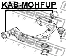 KAB-MOHFUP FEBEST Подвеска, рычаг независимой подвески колеса (фото 2)