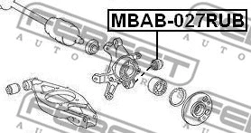 MBAB-027RUB FEBEST Подвеска, рычаг независимой подвески колеса (фото 2)