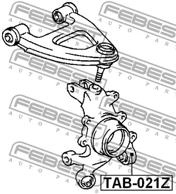 TAB-021Z FEBEST Подвеска, рычаг независимой подвески колеса (фото 2)