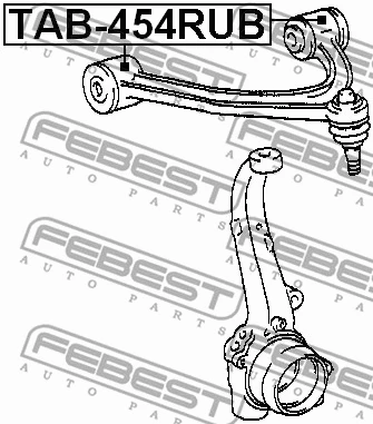 TAB-454RUB FEBEST Подвеска, рычаг независимой подвески колеса (фото 2)