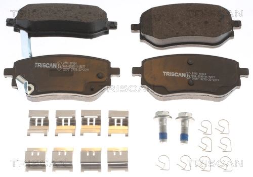 8110 10124 TRISCAN Комплект тормозных колодок, дисковый тормоз (фото 1)
