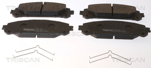 8110 10123 TRISCAN Комплект тормозных колодок, дисковый тормоз (фото 1)