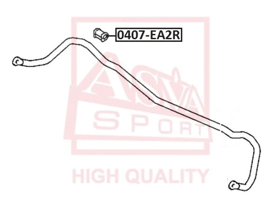 0407-EA2R ASVA Втулка, стабилизатор (фото 1)