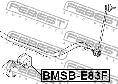 BMSB-E83F FEBEST Втулка, стабилизатор (фото 2)