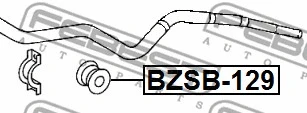 BZSB-129 FEBEST Втулка, стабилизатор (фото 2)