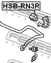 HSB-RN3R FEBEST Втулка, стабилизатор (фото 2)