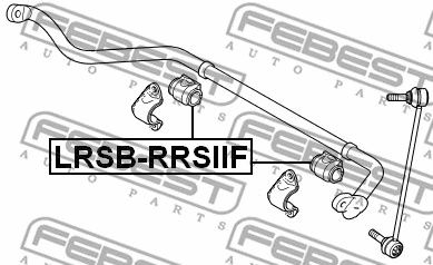 LRSB-RRSIIF FEBEST Втулка, стабилизатор (фото 2)