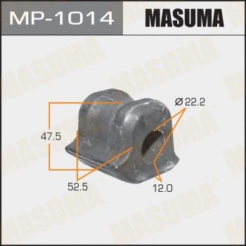 MP-1014 MASUMA Втулка, стабилизатор (фото 1)