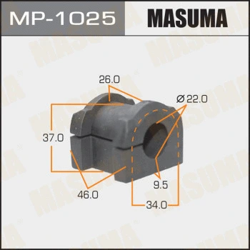 MP-1025 MASUMA Втулка, стабилизатор (фото 1)