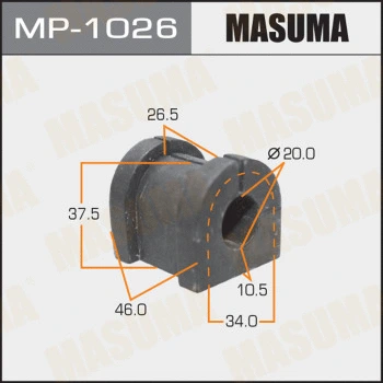 MP-1026 MASUMA Втулка, стабилизатор (фото 1)
