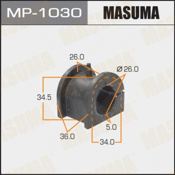 MP-1030 MASUMA Втулка, стабилизатор (фото 1)