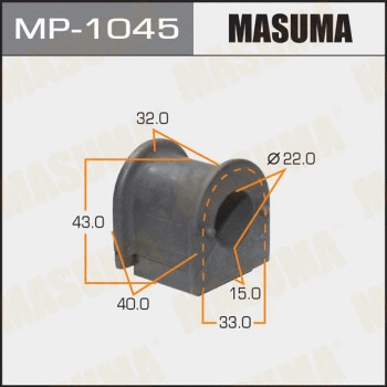 MP-1045 MASUMA Втулка, стабилизатор (фото 1)
