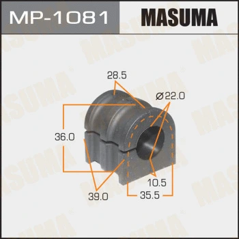 MP-1081 MASUMA Втулка, стабилизатор (фото 1)