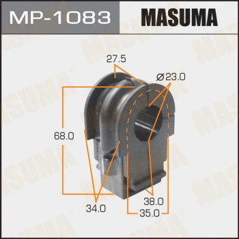 MP-1083 MASUMA Втулка, стабилизатор (фото 1)