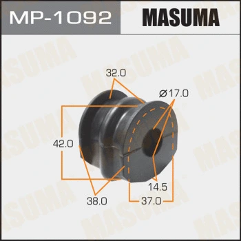 MP-1092 MASUMA Втулка, стабилизатор (фото 1)
