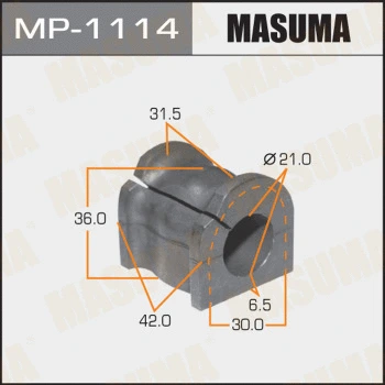 MP-1114 MASUMA Втулка, стабилизатор (фото 1)