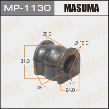 MP-1130 MASUMA Втулка, стабилизатор (фото 1)