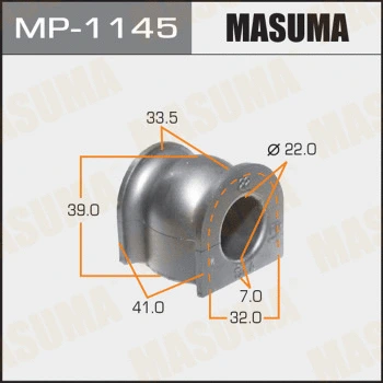 MP-1145 MASUMA Втулка, стабилизатор (фото 1)