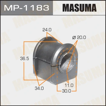 MP-1183 MASUMA Втулка, стабилизатор (фото 1)