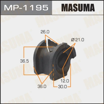 MP-1195 MASUMA Втулка, стабилизатор (фото 1)