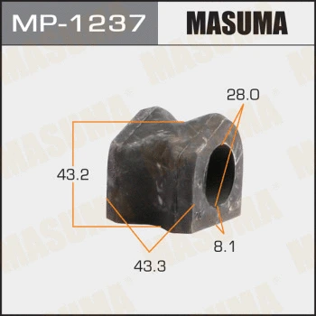 MP-1237 MASUMA Втулка, стабилизатор (фото 1)