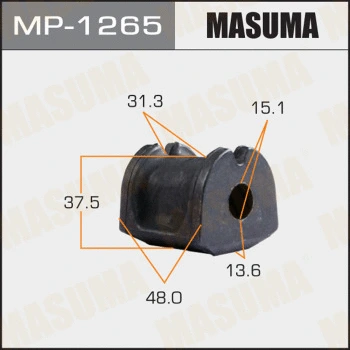 MP-1265 MASUMA Втулка, стабилизатор (фото 1)