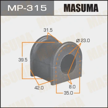 MP-315 MASUMA Втулка, стабилизатор (фото 1)